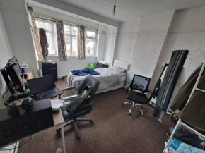 Well-Lit, Quiet Private Room with Kitchen in Central Flat